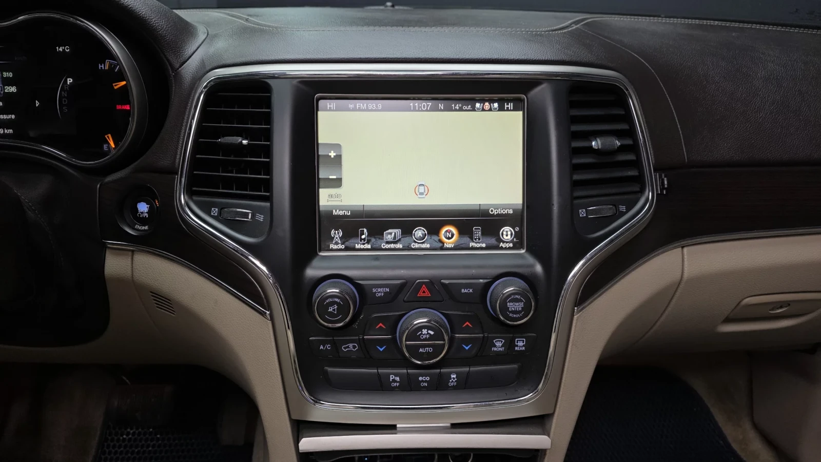 Jeep Grand cherokee OVERLAND / ОБДУХ / ПОДГРЕВИ / ПАНОРАМА, снимка 11 - Автомобили и джипове - 54060419