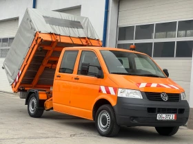 VW T5 Тристранен самосвал / 170 000км! / 6-места, снимка 1