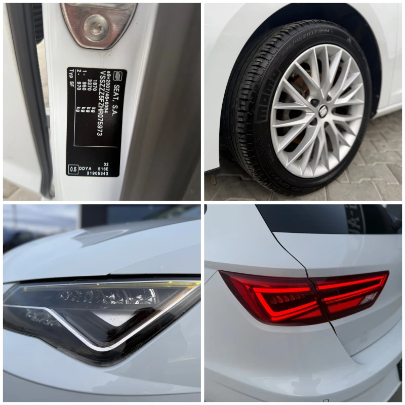 Seat Leon 1.6 TDI 116 ks Собствен лизинг 4500 лв Fr line , снимка 17 - Автомобили и джипове - 52630727