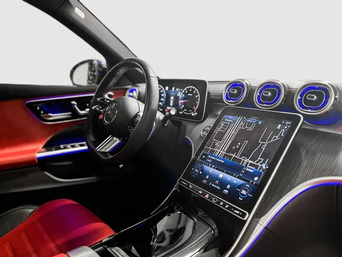 Mercedes-Benz C 300  Premium+ Night pack АВТОКРЕДИТ ЦЕНА ДО БЪЛГАРИЯ, снимка 13 - Автомобили и джипове - 54739409