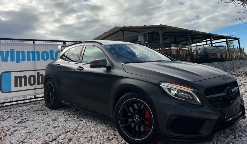 Mercedes-Benz GLA 45 AMG F1/PANORAMA/DISTRONIK/4MATIC/CARBON/PODGREV/KOJA, снимка 5 - Автомобили и джипове - 52746961