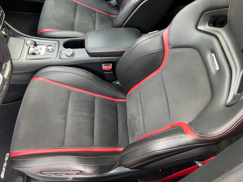 Mercedes-Benz GLA 45 AMG F1/PANORAMA/DISTRONIK/4MATIC/CARBON/PODGREV/KOJA, снимка 10 - Автомобили и джипове - 52746961
