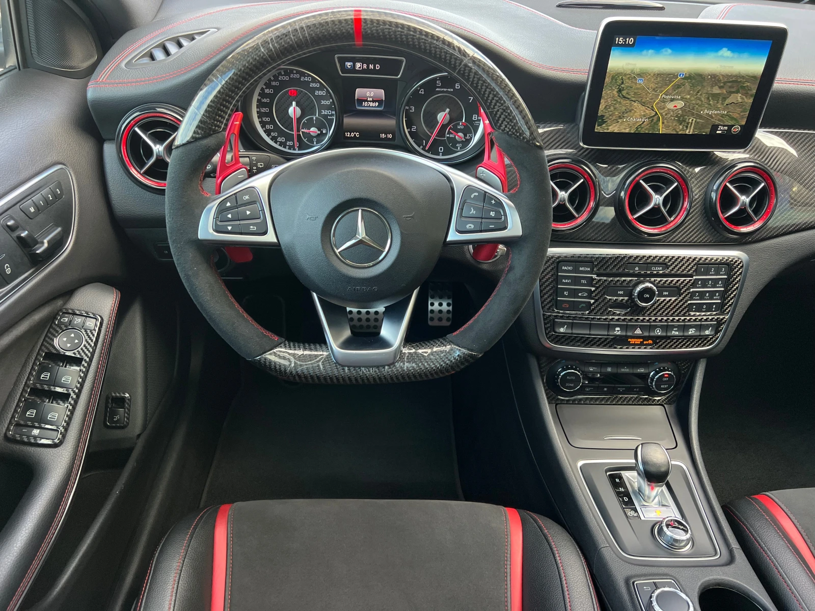 Mercedes-Benz GLA 45 AMG F1/PANORAMA/DISTRONIK/4MATIC/CARBON/PODGREV/KOJA | Mobile.bg   15
