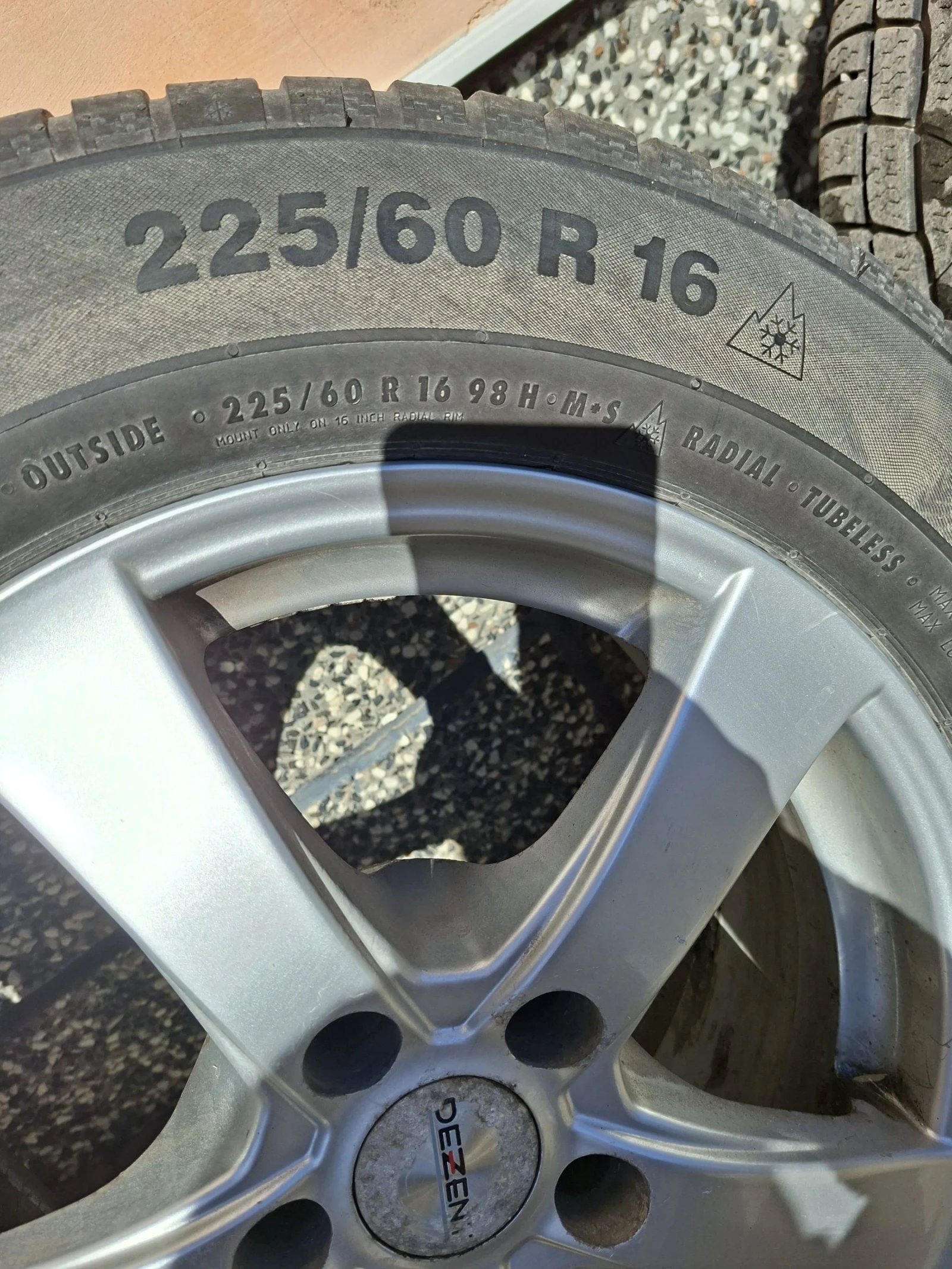 Гуми с джанти Continental 220/60R16, снимка 2 - Гуми и джанти - 53751484