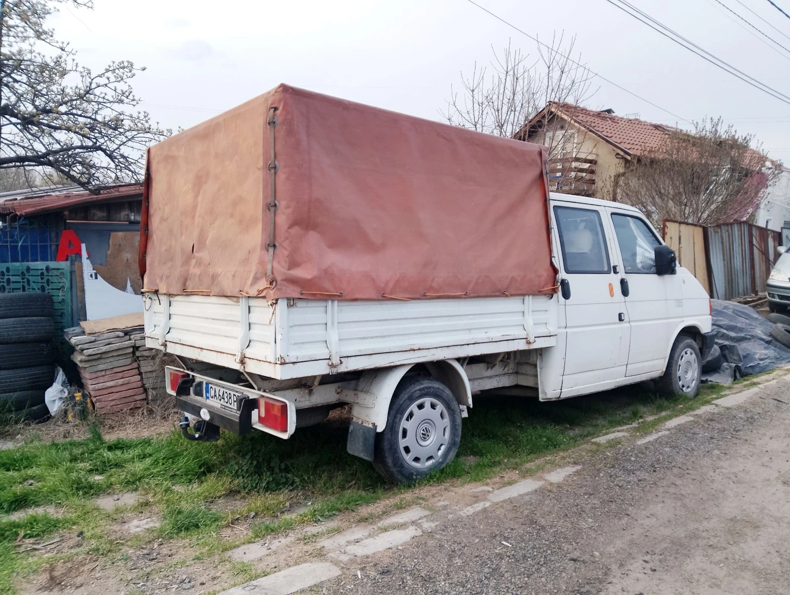 VW Transporter T4 Doka 2.4d бартер, снимка 6 - Бусове и автобуси - 51743827