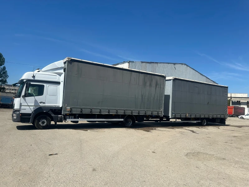 Mercedes-Benz Atego 1223 + ремарке, снимка 5 - Камиони - 52929232
