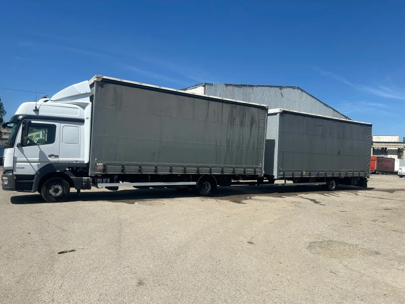 Mercedes-Benz Atego 1223 + ремарке, снимка 4 - Камиони - 52929232