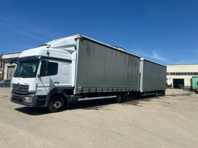 Mercedes-Benz Atego 1223 + ремарке, снимка 3 - Камиони - 52929232