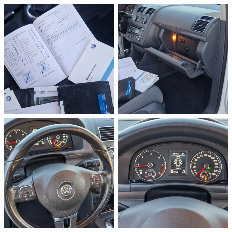 VW Touran 1.6 TDi автомат EU -5, снимка 14 - Автомобили и джипове - 47528036