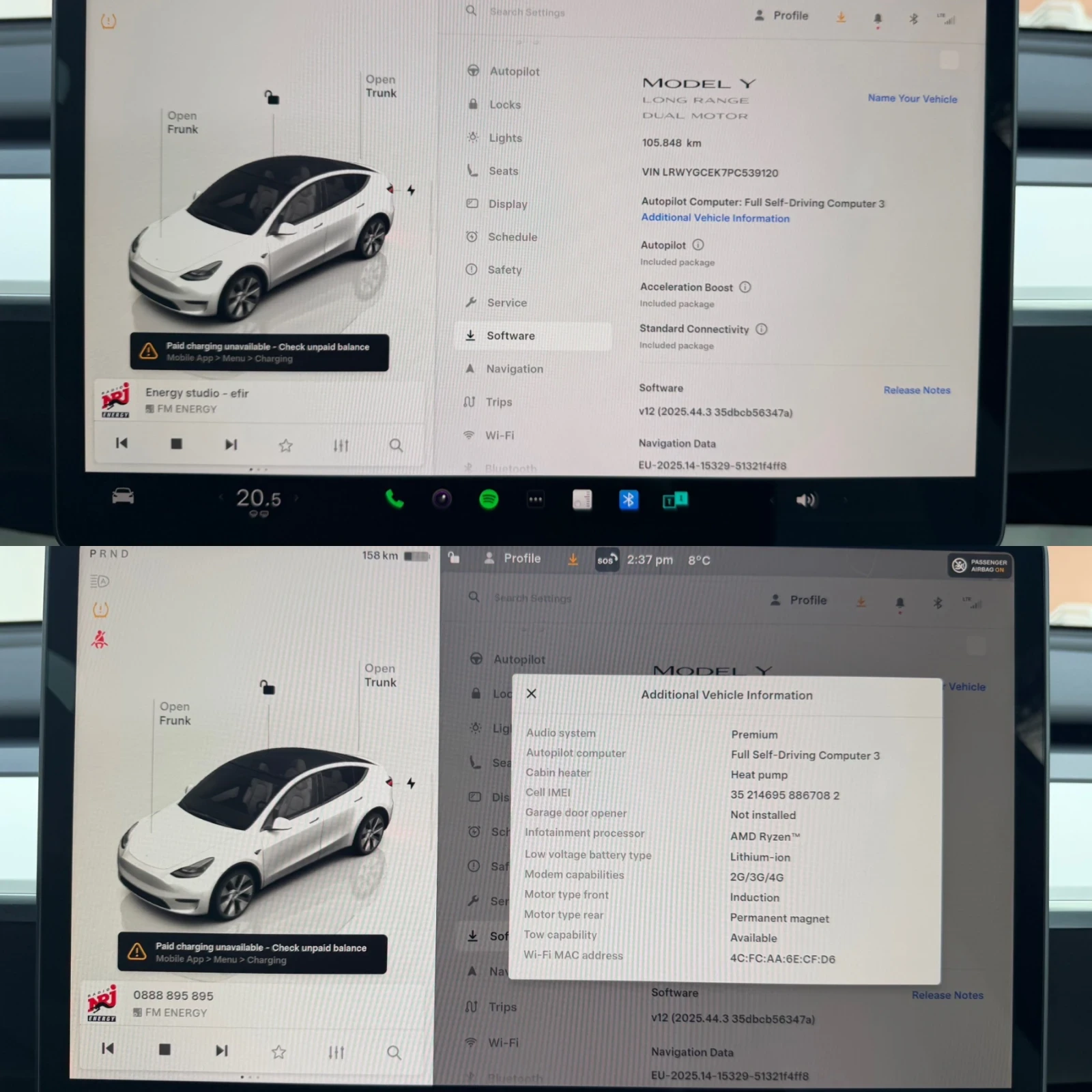 Tesla Model Y DualMotor/LongRang/4x4/Matrix/514hp/������/������� | Mobile.bg � ����������� 17
