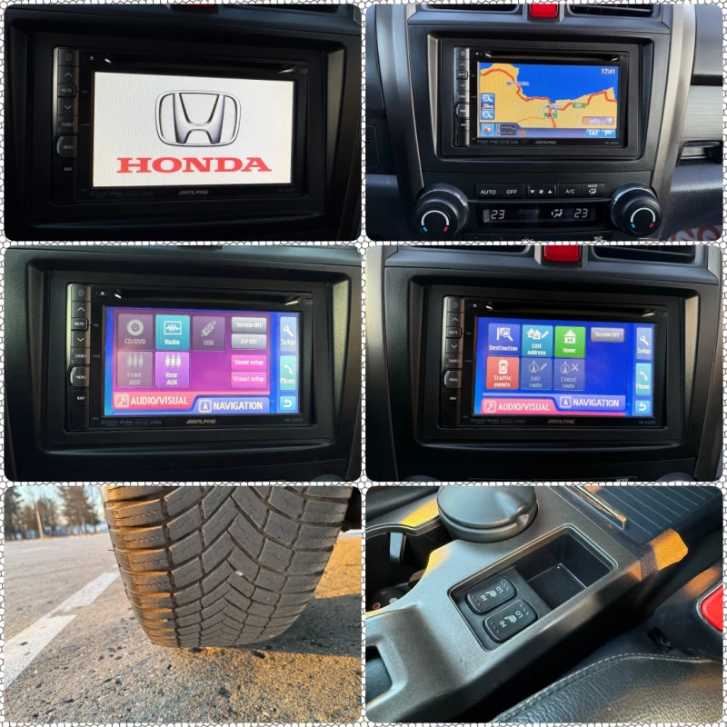 Honda Cr-v 2.2///FACE-LIFT///NAVI///Кожа-Алкантара///Перла///, снимка 14 - Автомобили и джипове - 48802655