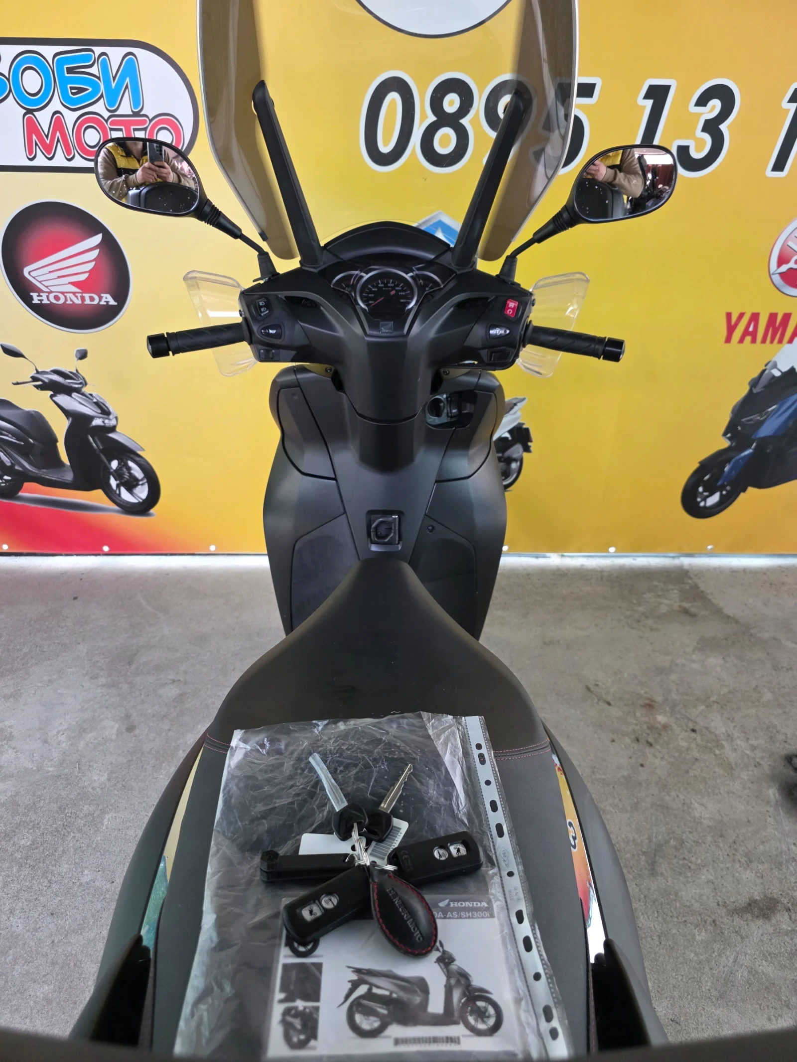 Honda Sh 300i SPORT, ABS, TCS, LED, 2020g, снимка 5 - Мотоциклети и мототехника - 53880319