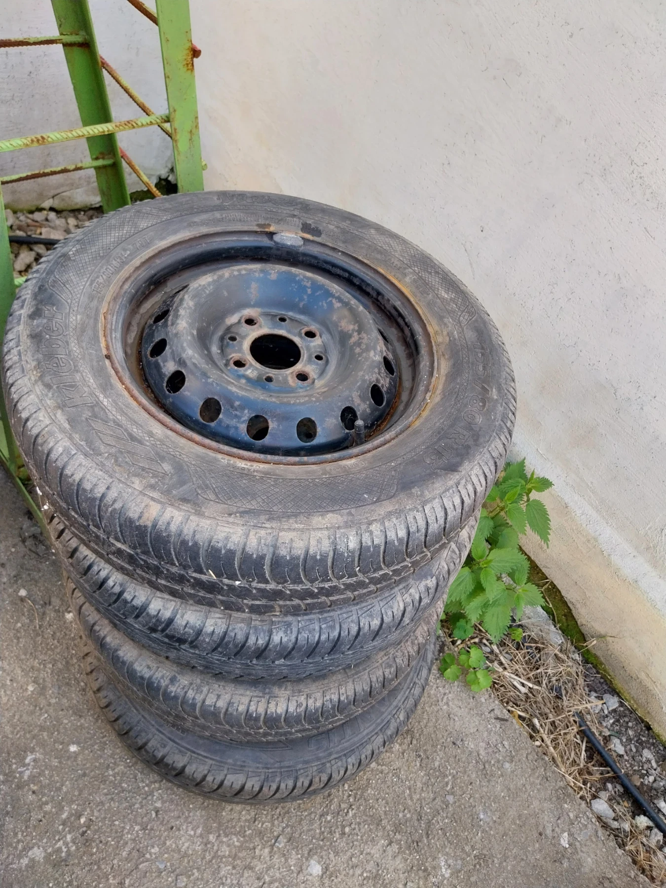 Гуми с джанти Kleber 155/80R13, снимка 3 - Гуми и джанти - 54312750
