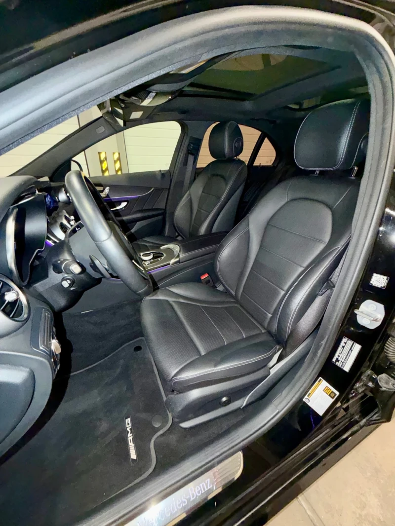 Mercedes-Benz C 300 4 Matic, AMG пакет, Burmester, нов внос Америка, снимка 9 - Автомобили и джипове - 53542696