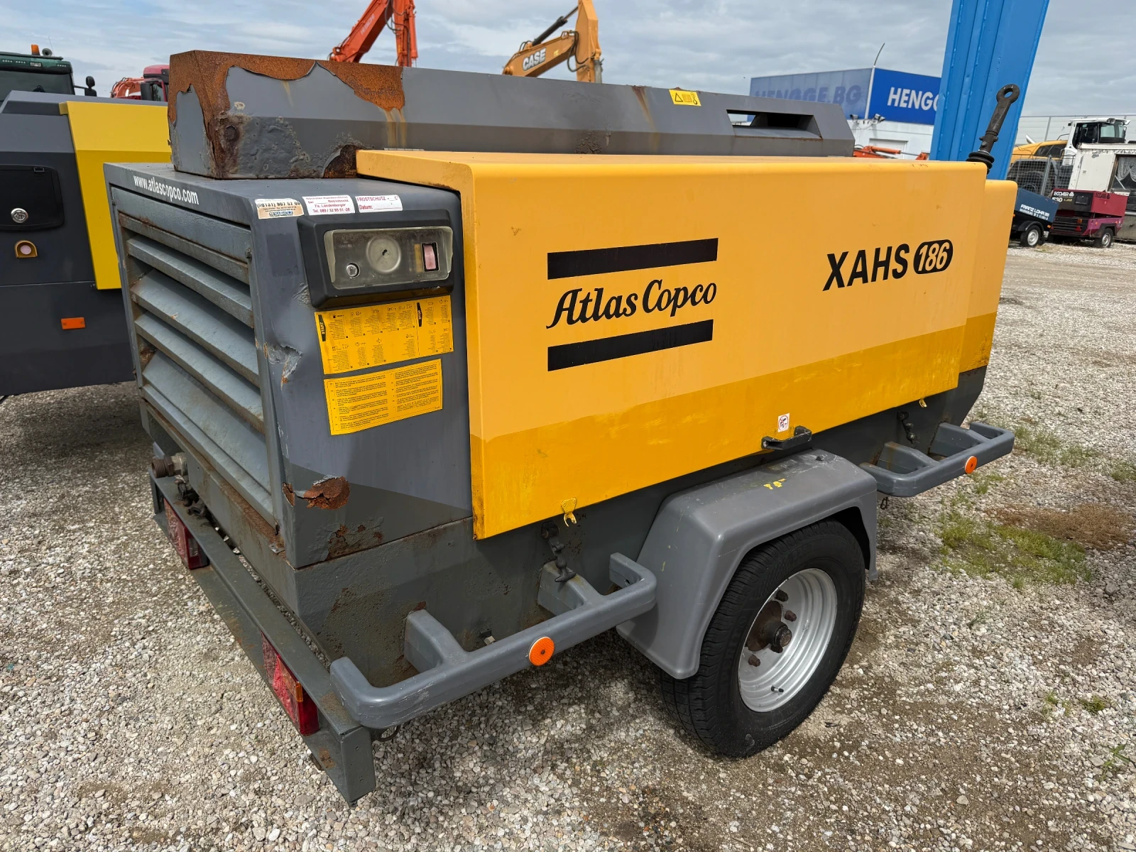 Компресори Atlas Copco XAHS 186, снимка 6 - Индустриална техника - 54482147