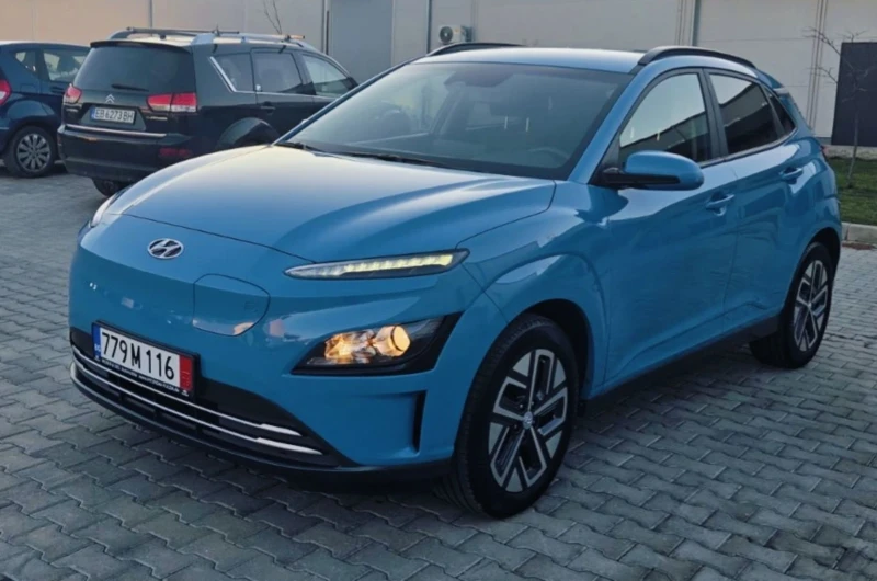 Hyundai Kona Trend/Facelift/42kwh/136hp/Сервизна книжка/SOH100%, снимка 3 - Автомобили и джипове - 52531534