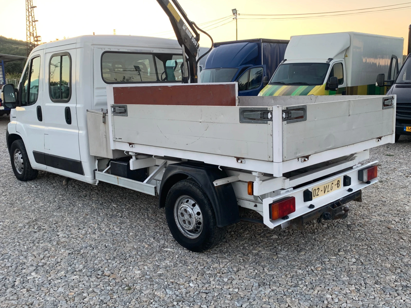 Peugeot Boxer 3 странен самосвал + кран - изображение 4