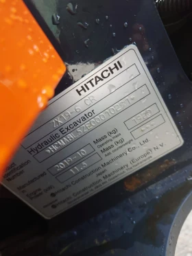 Багер Hitachi ZX19-6 CR, снимка 8