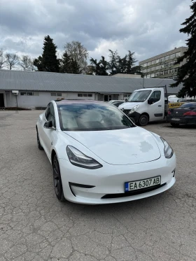 Tesla Model 3 НАЛИЧНА Mid Range панорама CCS2, снимка 1