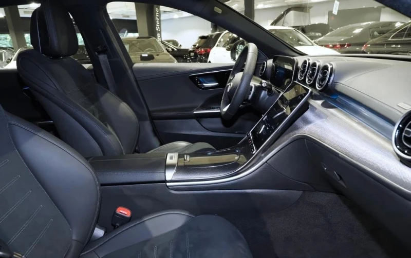 Mercedes-Benz C 220 d/ AMG/ LED/ DISTRONIC/ CAMERA/ KEYLESS/ , снимка 9 - Автомобили и джипове - 50873812