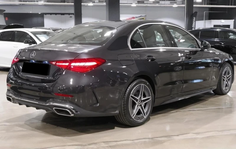 Mercedes-Benz C 220 d/ AMG/ LED/ DISTRONIC/ CAMERA/ KEYLESS/ , снимка 4 - Автомобили и джипове - 50873812