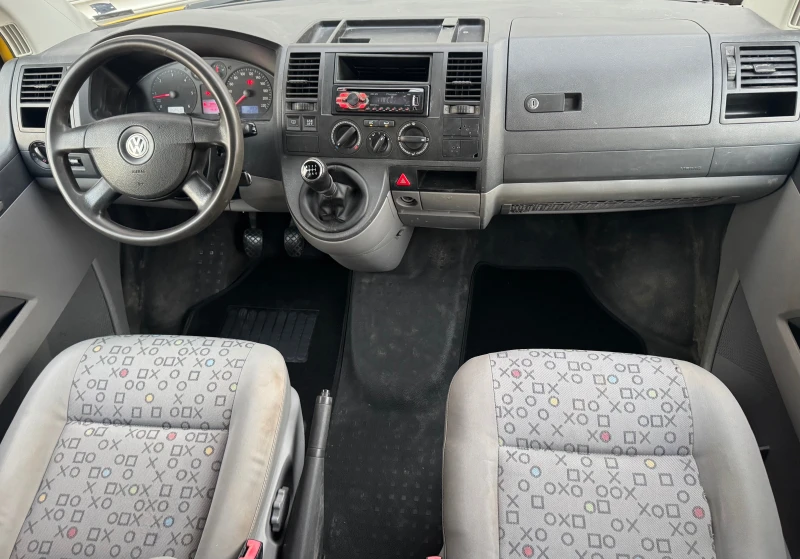 VW T5 2, 5tdi 131ps, 4+ 1м., 4вр., клима, борд., N1, снимка 13 - Бусове и автобуси - 51660871