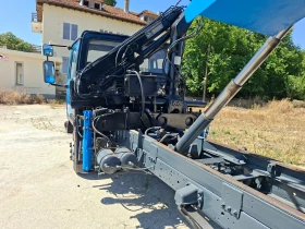 Daf 45.150 самосвал с кран, снимка 11