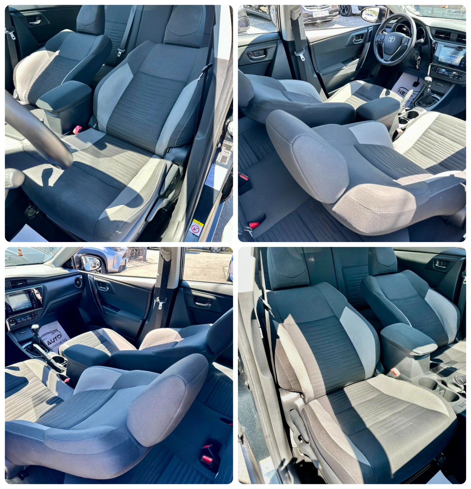 Toyota Auris 1.2i 116HP CAMERA ПОДГРЕВ EURO6B, снимка 13 - Автомобили и джипове - 55824482