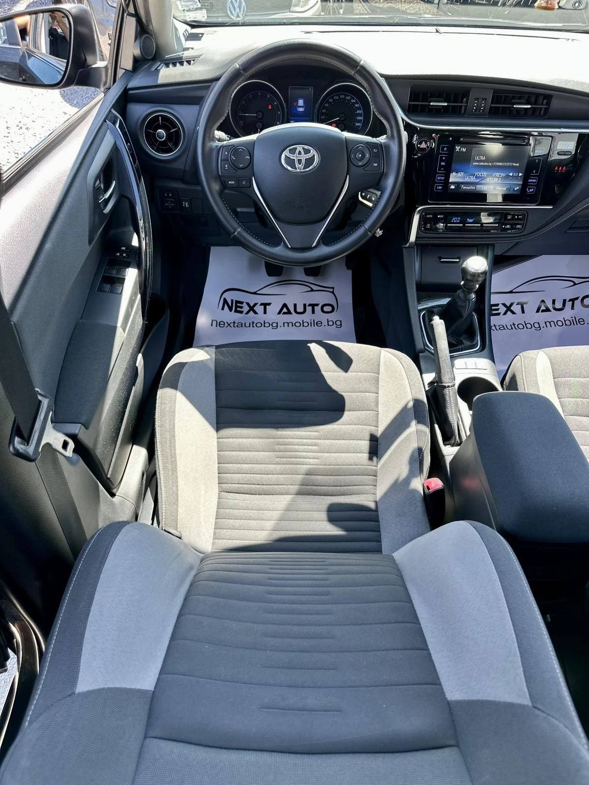 Toyota Auris 1.2i 116HP CAMERA ПОДГРЕВ EURO6B, снимка 10 - Автомобили и джипове - 55824482