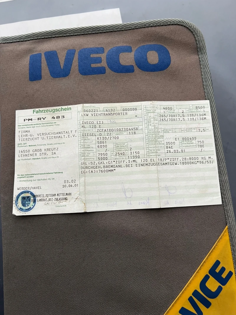 Iveco 120e18 ЖИВОТНОВОЗ, снимка 16 - Камиони - 47380340