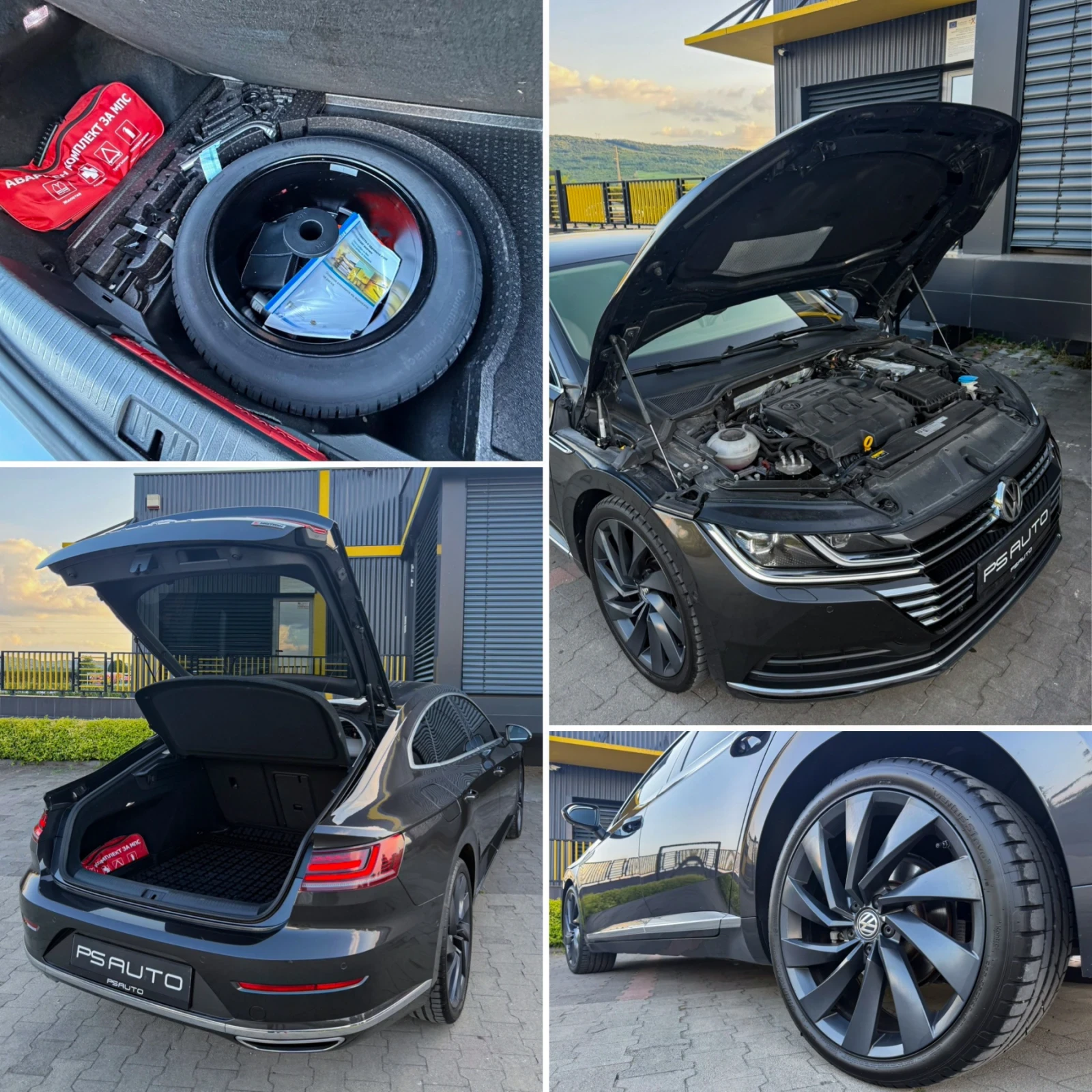 VW Arteon Дигитал / CarPlay / 360 Камери / Обслужен , снимка 16 - Автомобили и джипове - 55072565