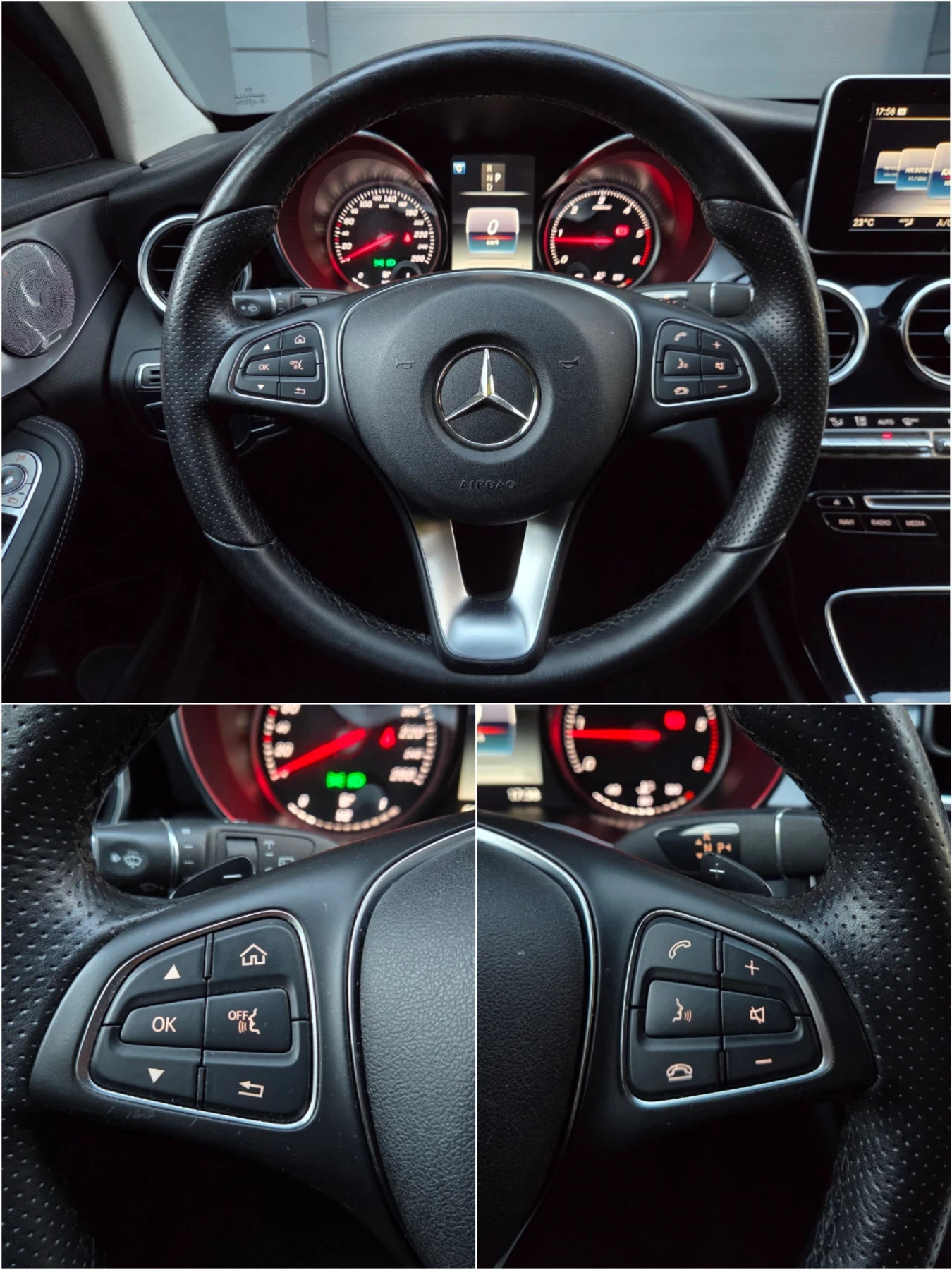 Mercedes-Benz C 220 C220d * Avangarde * 9g-Tronic * 2018г., снимка 8 - Автомобили и джипове - 56248175