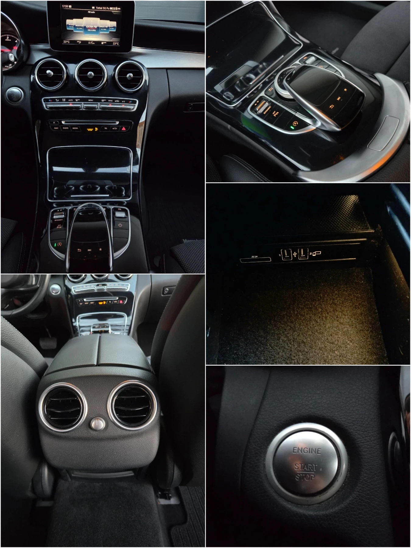 Mercedes-Benz C 220 C220d * Avangarde * 9g-Tronic * 2018г., снимка 11 - Автомобили и джипове - 56248175