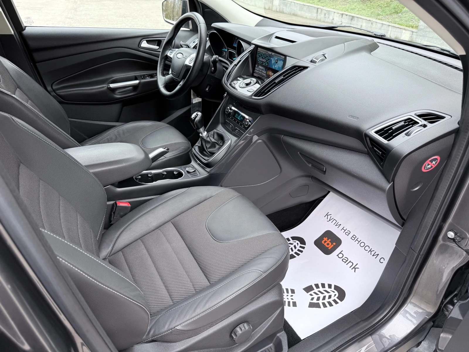 Ford Kuga 2.0TDCI* TITANIUM* Euro6B* Navi* Лизинг* , снимка 10 - Автомобили и джипове - 54142419