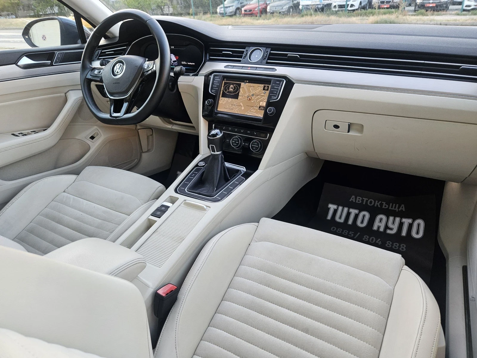 VW Passat 2.0TDI/НАВИ /КОЖА/ДИГИТАЛ/ЛЕД/HIGH-LINE - изображение 10