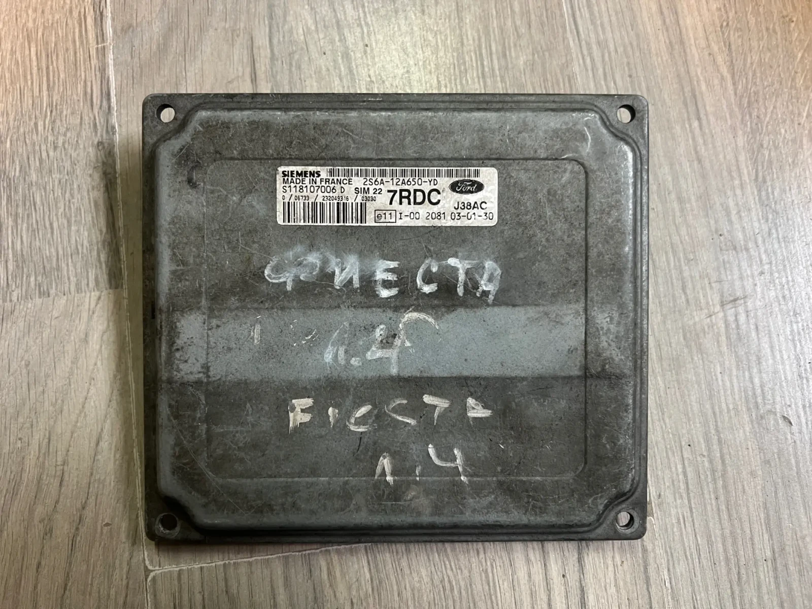 2S6A-12A650-YD �������� �������� FORD FIESTA   S118107006D  SIM22  | Mobile.bg � ����������� 3