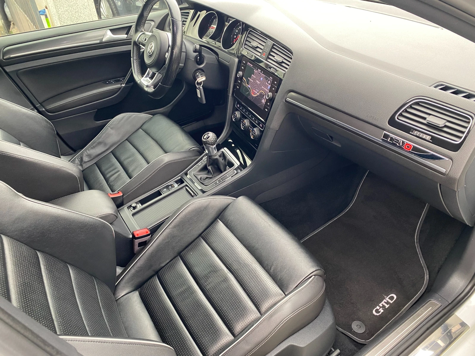 VW Golf 2.0GTD-7.5-FACELIFТ-NAVI-LED-DIST-PDC-КОЖА-6ск-184 - изображение 10