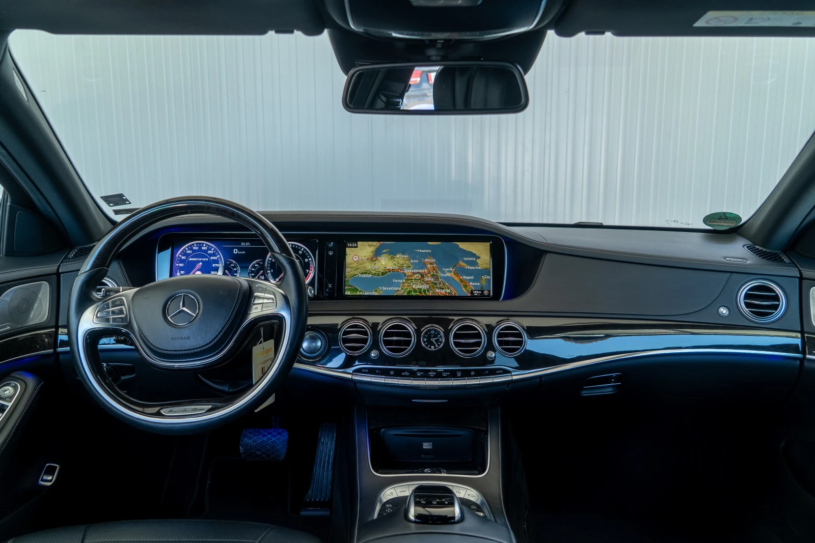 Mercedes-Benz S 550 ����� = 360 = BURMASTER = FULL = ������ = �������� | Mobile.bg � ����������� 12