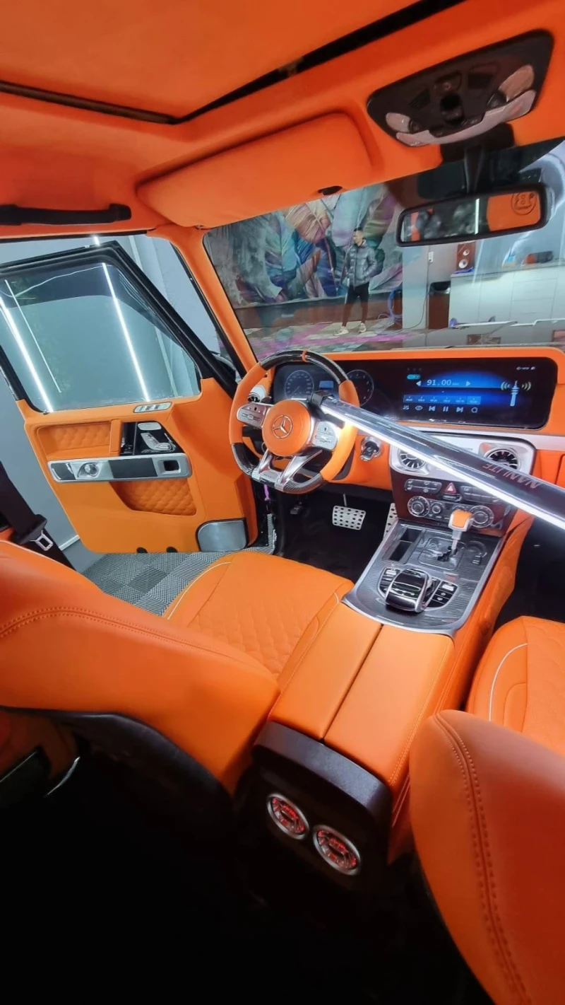 Mercedes-Benz G 55 AMG FULL BRABUS TUNING РЯДКА КОЖА ЛИЗИНГ 100%, снимка 8 - Автомобили и джипове - 52871866