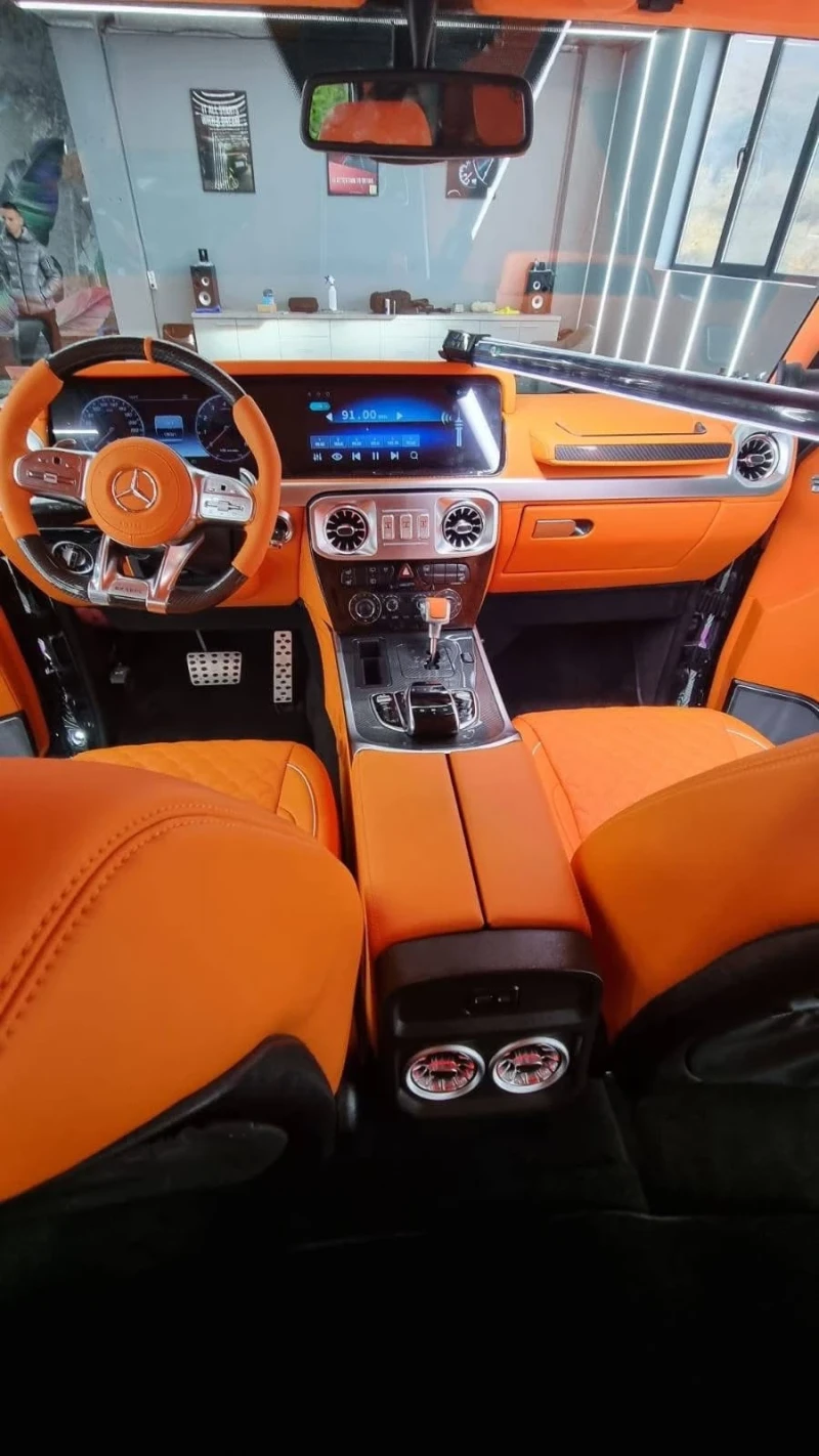 Mercedes-Benz G 55 AMG FULL BRABUS TUNING РЯДКА КОЖА ЛИЗИНГ 100%, снимка 9 - Автомобили и джипове - 52871866