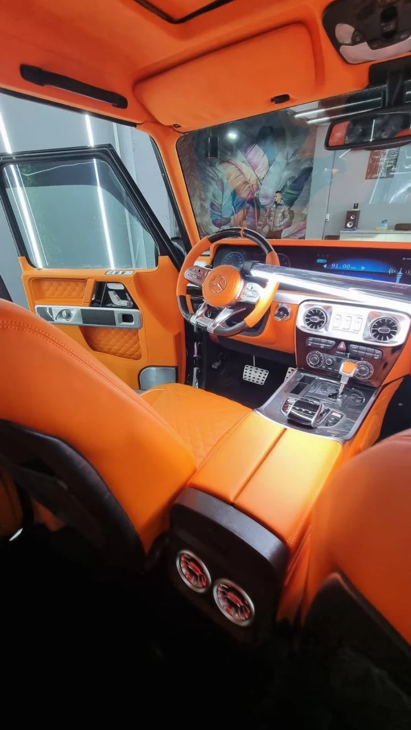 Mercedes-Benz G 55 AMG FULL BRABUS TUNING РЯДКА КОЖА ЛИЗИНГ 100%, снимка 10 - Автомобили и джипове - 52871866