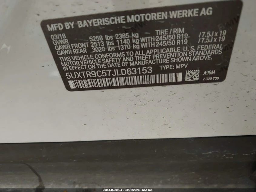 BMW X3 2.0l xDrive30I, снимка 8 - Автомобили и джипове - 54144889