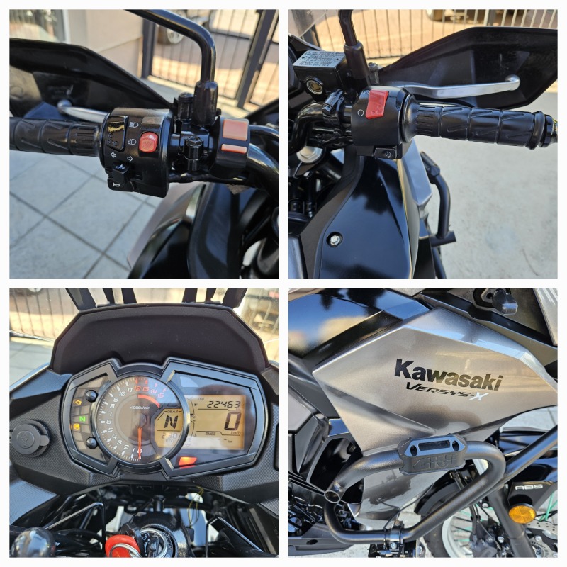 Kawasaki Versys X, 300ie, ABS, кат. А2, 12.2018г., 3 куфара!, снимка 15 - Мотоциклети и мототехника - 46440715