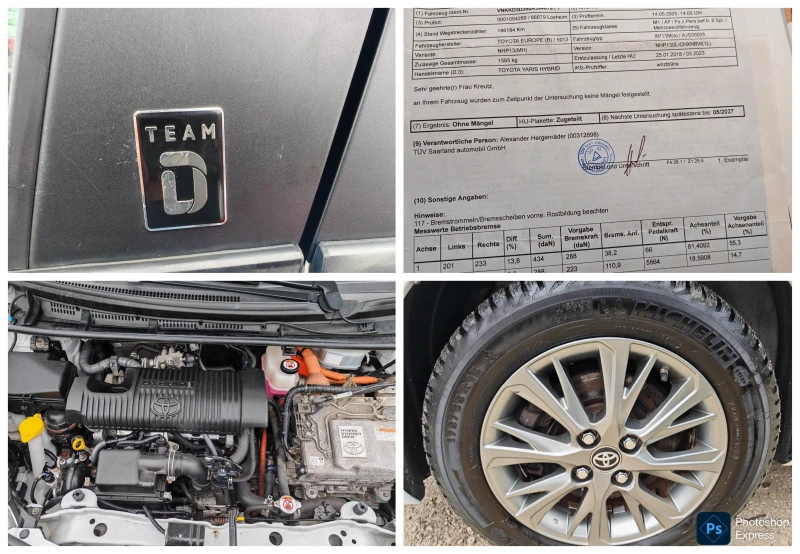 Toyota Yaris 1.5 HYBRID TEAM D, снимка 17 - Автомобили и джипове - 52706860