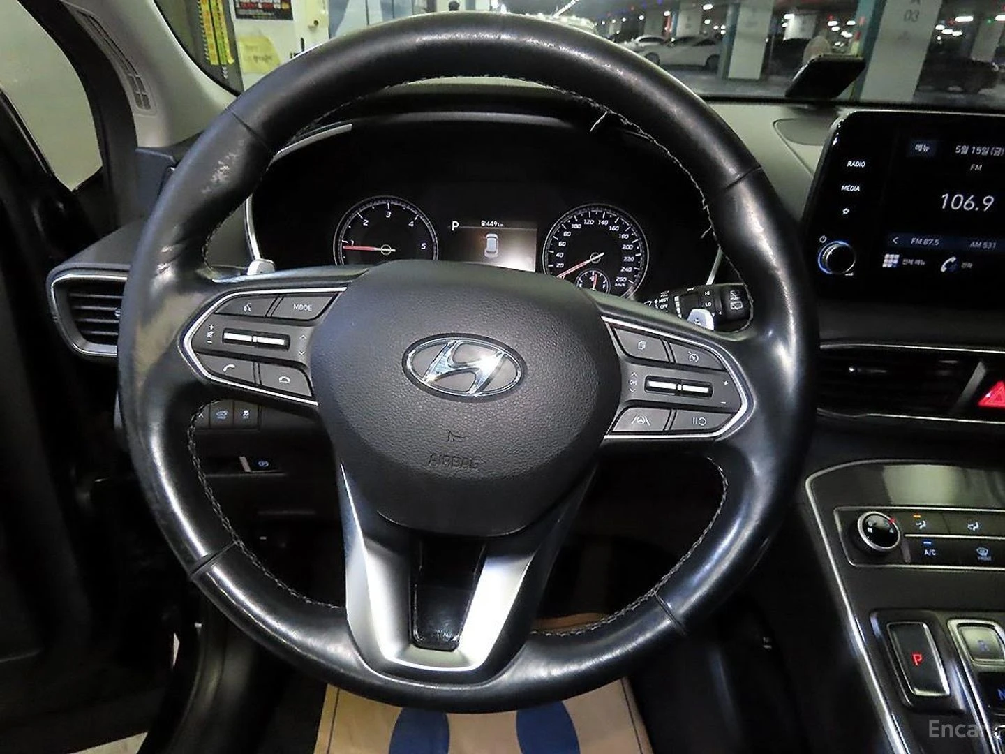 Hyundai Santa fe ОБДУХВАНЕ* ПОДГРЕВ* КОЖА* КАМЕРА, снимка 8 - Автомобили и джипове - 55604298