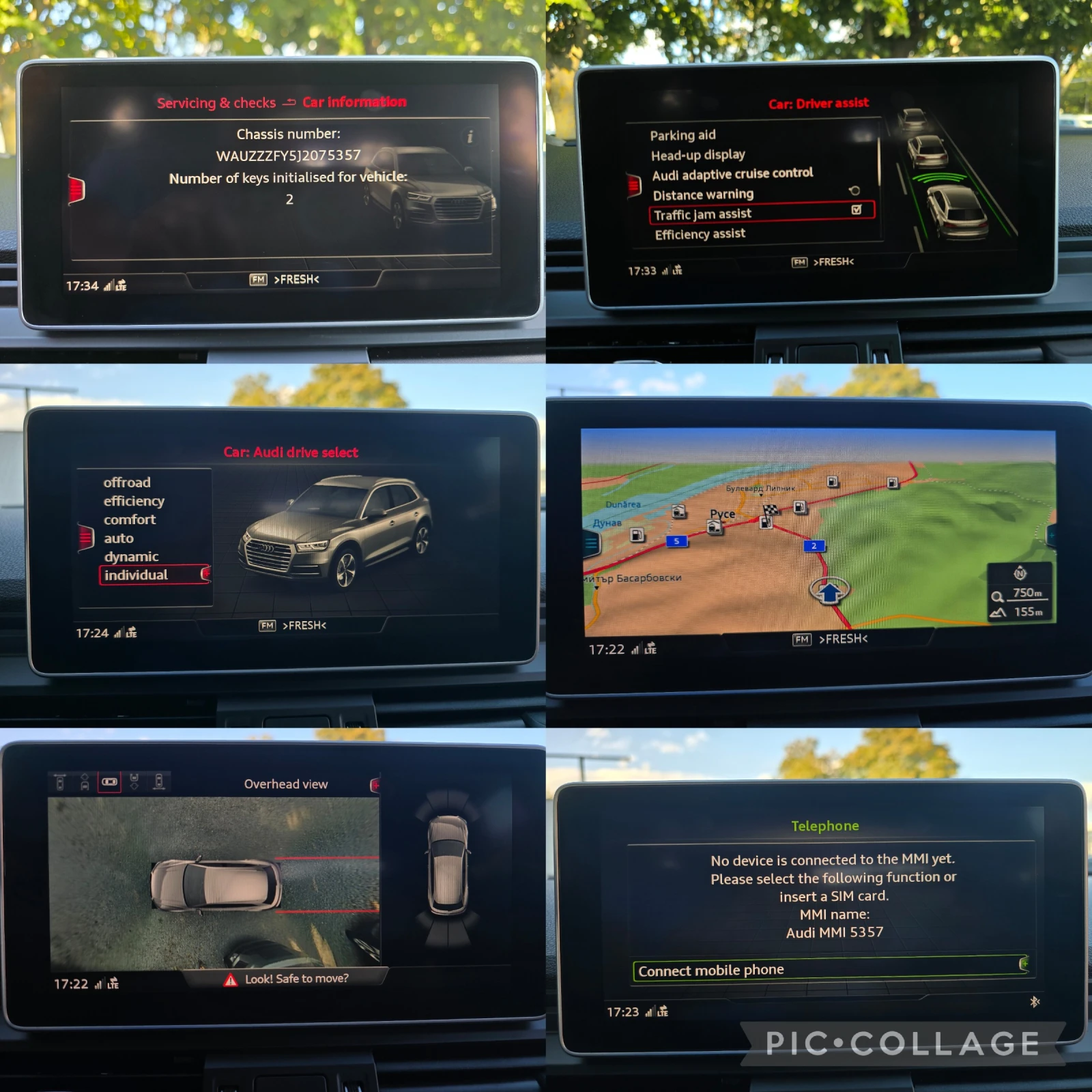 Audi Q5 3.0d-286kc/S-Line/8ZF/VIRTUAL/MATRIX/DISTRONIK, снимка 11 - Автомобили и джипове - 56259779