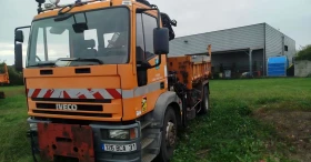 Iveco Eurocargo 180E24 самосвал с кран снегорин 