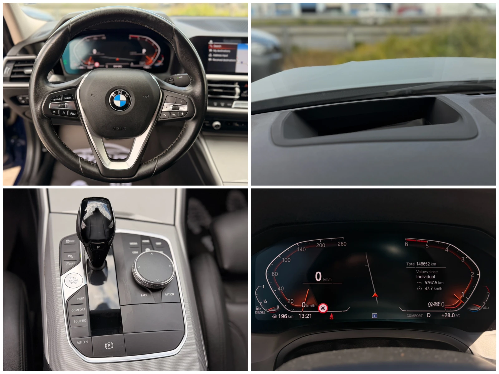 BMW 320 d= Sport Pack= HUD= , снимка 15 - Автомобили и джипове - 54441428