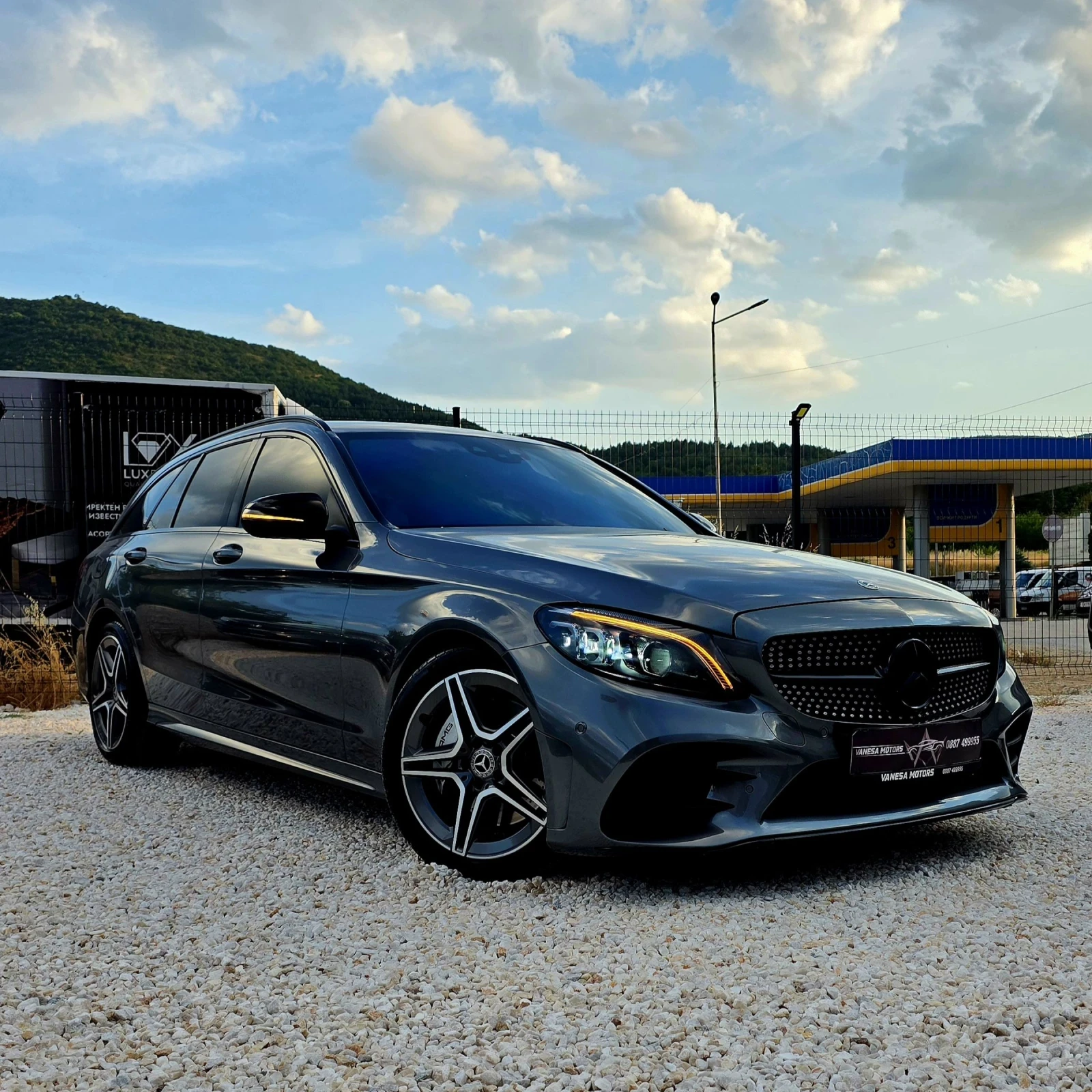 Mercedes-Benz C 300 AMG-Lein Sadow-Lein  C300d 245ks Burmester , снимка 3 - Автомобили и джипове - 55052965