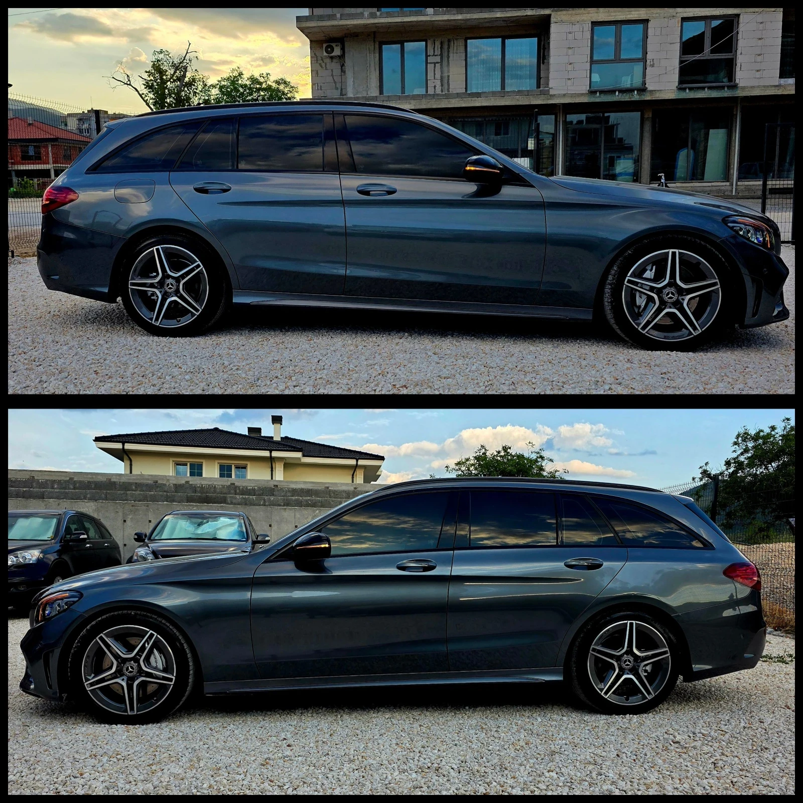 Mercedes-Benz C 300 AMG-Lein Sadow-Lein  C300d 245ks Burmester , снимка 7 - Автомобили и джипове - 55052965
